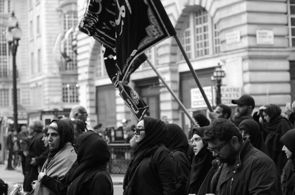 Hussain rally Central London